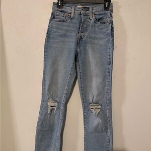 Levi's Light Blue Straight Leg Jeans